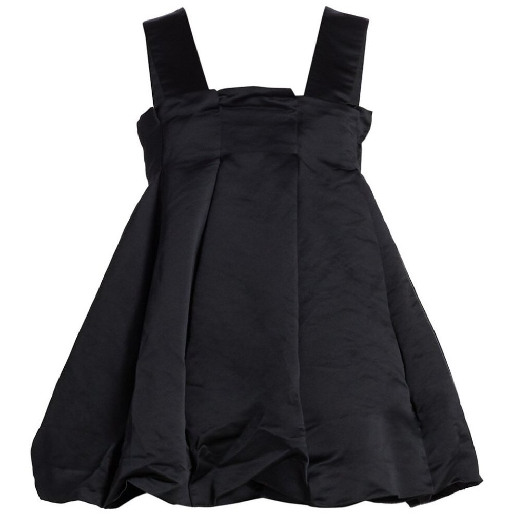 Comme des Garcons Satin Black A-Line Top / w/Tags - Picture 1 of 9